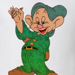 Dopey Smoking Weed Cannabis Stoner Seven Dwarfs T Shirt