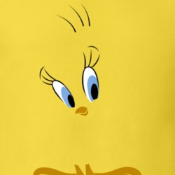 Cute Tweety Bird Silhouette Looney Toons 40s Tv Cartoon Fan T Shirt Cute Tweety Bird Silhouette Looney Toons 40s Tv Cartoon Fan T Shirt