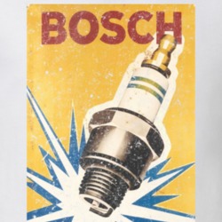 Bosch Spark Plug Vintage T Shirt Bosch Spark Plug Vintage T Shirt