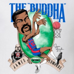 James Edwards The Buddha Basketball Caricature T Shirt James Edwards The Buddha Basketball Caricature T Shirt