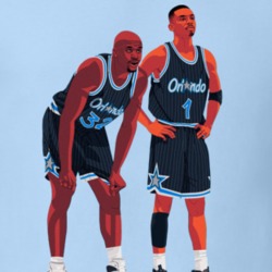 Penny Hardaway And Shaq Basketball Duo T Shirt Penny Hardaway And Shaq Basketball Duo T Shirt