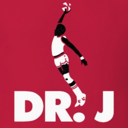 Dr J Julius Erving Basketball Dunk T Shirt Dr J Julius Erving Basketball Dunk T Shirt