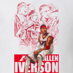 Allen Iverson Basketball Montage T Shirt