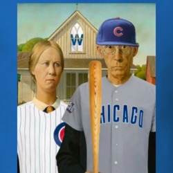 American Gothic Chicago Baseball T Shirt