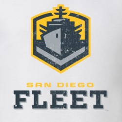 San Diego Fleet Alliance Of American Football League Team Logo T Shirt San Diego Fleet Alliance Of American Football League Team Logo T Shirt