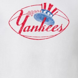 New York Yanks All-america Football Conference Aafc League Team Logo T New York Yanks All-america Football Conference Aafc League Team Logo T