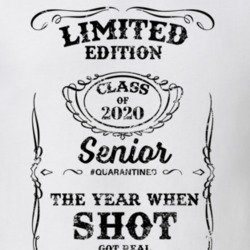 Senior Class Of 2020 Quarantined Whiskey Bottle Parody T Shirt Senior Class Of 2020 Quarantined Whiskey Bottle Parody T Shirt