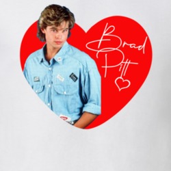 Brad Pitt Greatest 80s Teen Star Celebrity Fan T Shirt Brad Pitt Greatest 80s Teen Star Celebrity Fan T Shirt