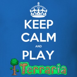 Keep Calm And Play Terraria Video Game T Shirt Keep Calm And Play Terraria Video Game T Shirt