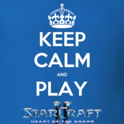 Keep Calm And Play Starcraft 2 Heart Of The Swarm Video Game T Shirt Keep Calm And Play Starcraft 2 Heart Of The Swarm Video Game T Shirt