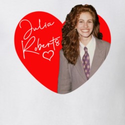 Julia Roberts Greatest 80s Teen Star Celebrity Fan T Shirt Julia Roberts Greatest 80s Teen Star Celebrity Fan T Shirt