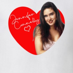 Jennifer Connelly Greatest 80s Teen Star Celebrity Fan T Shirt Jennifer Connelly Greatest 80s Teen Star Celebrity Fan T Shirt
