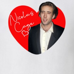 Nicolas Cage Greatest 80s Teen Star Celebrity Fan T Shirt Nicolas Cage Greatest 80s Teen Star Celebrity Fan T Shirt