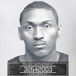 Ron Artest Famous Sports Mugshot Police Department T Shirt Ron Artest Famous Sports Mugshot Police Department T Shirt