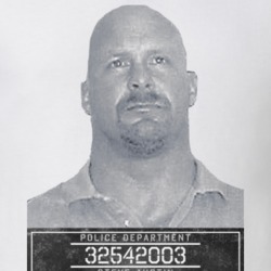 Steve Austin Famous Sports Mugshot Police Department T Shirt Steve Austin Famous Sports Mugshot Police Department T Shirt