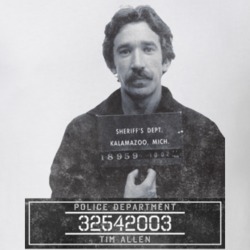 Tim Allen Celebrity Mugshot Police Department T Shirt Tim Allen Celebrity Mugshot Police Department T Shirt