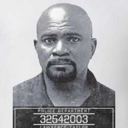 Lawrence Taylor Famous Sports Mugshot Police Department T Shirt Lawrence Taylor Famous Sports Mugshot Police Department T Shirt