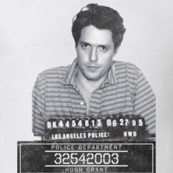 Hugh Grant Celebrity Mugshot Police Department T Shirt Hugh Grant Celebrity Mugshot Police Department T Shirt