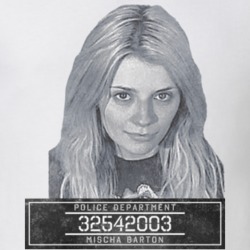 Mischa Barton Celebrity Mugshot Police Department T Shirt Mischa Barton Celebrity Mugshot Police Department T Shirt