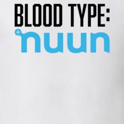 Nuun Sports Drink Logo Funny Blood Type Parody T Shirt Nuun Sports Drink Logo Funny Blood Type Parody T Shirt