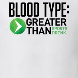Greater Than Sports Drink Logo Funny Blood Type Parody T Shirt Greater Than Sports Drink Logo Funny Blood Type Parody T Shirt