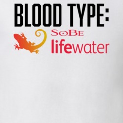 Sobe Life Water Sports Drink Logo Funny Blood Type Parody T Shirt Sobe Life Water Sports Drink Logo Funny Blood Type Parody T Shirt