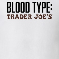 Trader Joe's Coffee Logo Funny Blood Type Parody T Shirt Trader Joe's Coffee Logo Funny Blood Type Parody T Shirt
