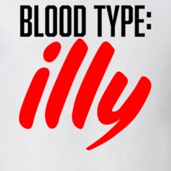 Illy Coffee Logo Funny Blood Type Parody T Shirt Illy Coffee Logo Funny Blood Type Parody T Shirt