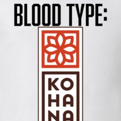 Kohana Coffee Logo Funny Blood Type Parody T Shirt Kohana Coffee Logo Funny Blood Type Parody T Shirt