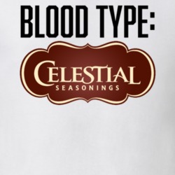 Celestial Seasonings Coffee Logo Funny Blood Type Parody T Shirt Celestial Seasonings Coffee Logo Funny Blood Type Parody T Shirt