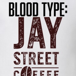 Jay Street Coffee Logo Funny Blood Type Parody T Shirt Jay Street Coffee Logo Funny Blood Type Parody T Shirt