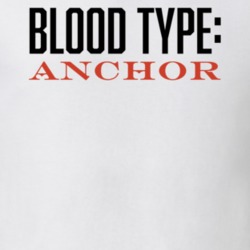 Anchor Beer Logo Funny Blood Type Parody T Shirt Anchor Beer Logo Funny Blood Type Parody T Shirt