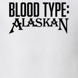 Alaskan Beer Logo Funny Blood Type Parody T Shirt Alaskan Beer Logo Funny Blood Type Parody T Shirt