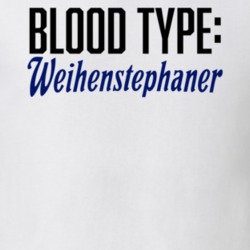 Weihenstephan Beer Logo Funny Blood Type Parody T Shirt Weihenstephan Beer Logo Funny Blood Type Parody T Shirt