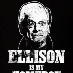 Harlan Ellison Writer Author Is My Homeboy Reading Book Worm Fan Grung Harlan Ellison Writer Author Is My Homeboy Reading Book Worm Fan Grung