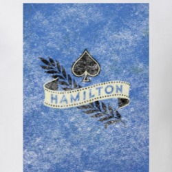 Hamilton Playing Cards Logo Box Cover Gambling Poker Games Fan Worn Lo Hamilton Playing Cards Logo Box Cover Gambling Poker Games Fan Worn Lo