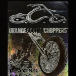 Orange County Choppers Black Playing Cards Logo Box Cover Gambling Pok Orange County Choppers Black Playing Cards Logo Box Cover Gambling Pok
