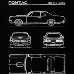 Pontiac 1966 Gto Hardtop Diagrams Blueprint Classic Collectible Car Fa Pontiac 1966 Gto Hardtop Diagrams Blueprint Classic Collectible Car Fa