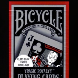 Bicycle Tragic Royalty Playing Cards Logo Box Cover Gambling Poker Gam Bicycle Tragic Royalty Playing Cards Logo Box Cover Gambling Poker Gam