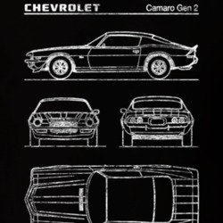Chevrolet Camaro Gen 2 Diagrams Blueprint Classic Collectible Car Fan Chevrolet Camaro Gen 2 Diagrams Blueprint Classic Collectible Car Fan