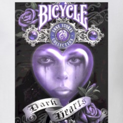 Bicycle Anne Stokes Dark Hearts Playing Cards Logo Box Cover Gambling Bicycle Anne Stokes Dark Hearts Playing Cards Logo Box Cover Gambling