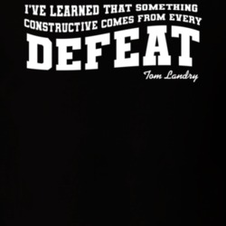 Something Construction Comes From Every Defeat Tom Landry Quote T Shir Something Construction Comes From Every Defeat Tom Landry Quote T Shir