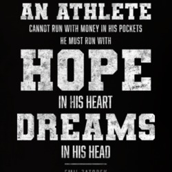 Hope In His Heart Dream In His Head Emil Zatopek Quote T Shirt Hope In His Heart Dream In His Head Emil Zatopek Quote T Shirt