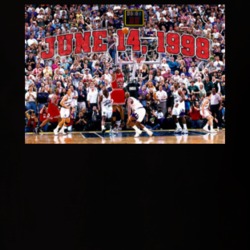 Game 6 Finals 1998 Michael Jordan Chicago Basketball T Shirt