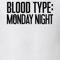 Monday Night Beer Logo Funny Blood Type Parody T Shirt Monday Night Beer Logo Funny Blood Type Parody T Shirt
