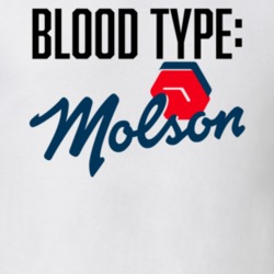 Molson Beer Logo Funny Blood Type Parody T Shirt Molson Beer Logo Funny Blood Type Parody T Shirt