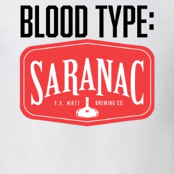 Saranac Beer Logo Funny Blood Type Parody T Shirt Saranac Beer Logo Funny Blood Type Parody T Shirt