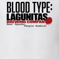 Lagunitas Beer Logo Funny Blood Type Parody T Shirt Lagunitas Beer Logo Funny Blood Type Parody T Shirt