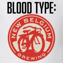 New Belgium Beer Logo Funny Blood Type Parody T Shirt New Belgium Beer Logo Funny Blood Type Parody T Shirt