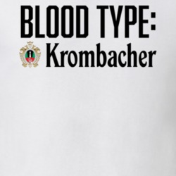 Krombacher Beer Logo Funny Blood Type Parody T Shirt Krombacher Beer Logo Funny Blood Type Parody T Shirt